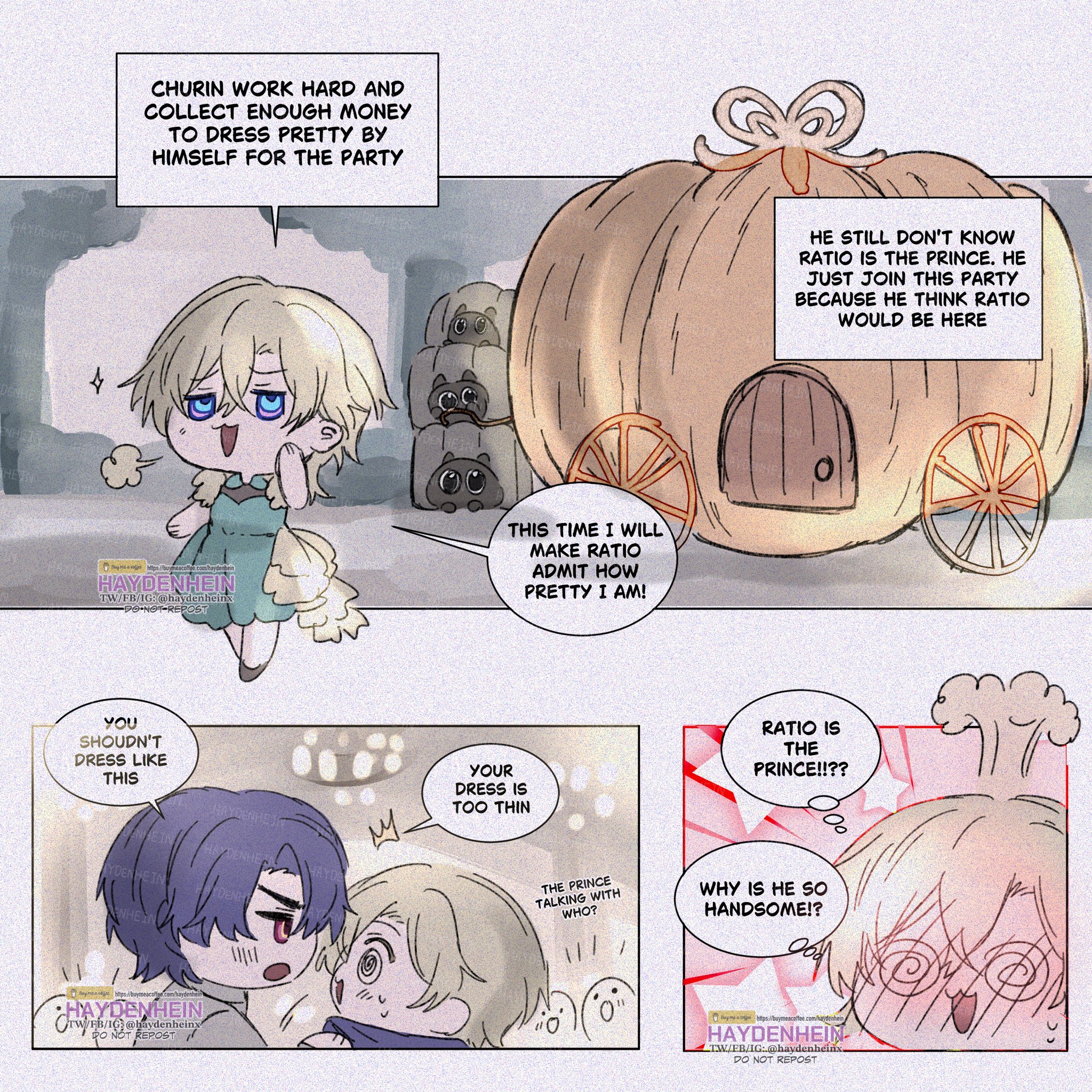 the image is a cartoon illustration of a prince in a pumpkin carriage. he's dressed in a fancy blue and green dress with yellow trim and is holding a big pink rose. he is about to attend a party. the other characters are all excited about the party and are commenting on how handsome the prince is. the image is cute, funny, and romantic. it's filled with bright colors and silly expressions, and it's sure to put a smile on anyone's face.