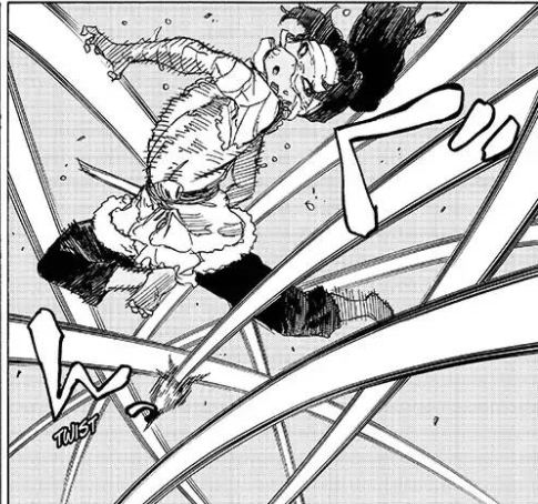 this dynamic black and white illustration captures a fierce warrior woman in the heat of battle. her body is a whirlwind of motion, twisting and turning to avoid a barrage of attacks. the artist's use of speed lines and exaggerated poses amplifies the intensity of the moment.