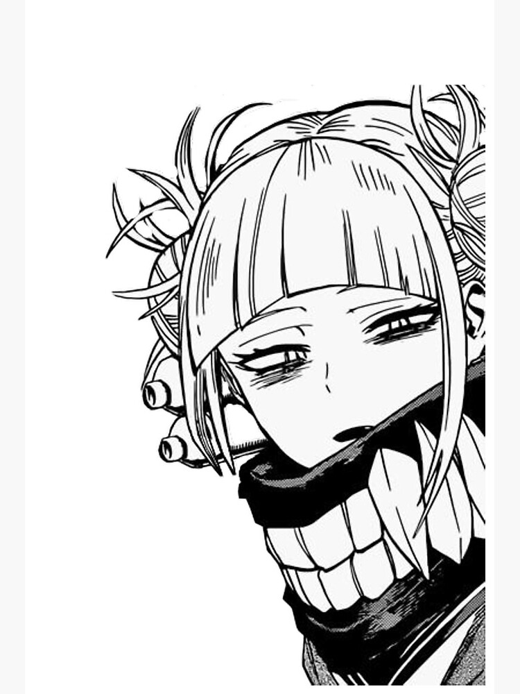 a blackandwhite drawing of a girl with buns in her hair and a mask over her mouth.  the drawing style looks like it's from a manga.