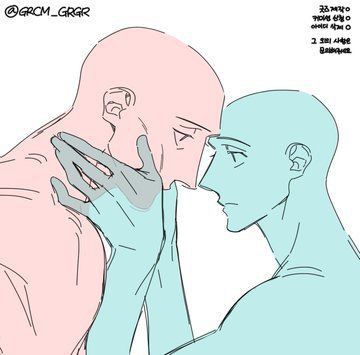 this image is a drawing of a couple embracing. the drawing is in a simple style, with the figures depicted in a soft, pastel color palette