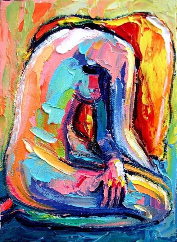 a vibrant and expressive oil painting of a woman in a seated pose, featuring bold, abstract strokes and a dynamic use of color. the painting captures the essence of the human figure, highlighting its form and emotion through dynamic brushwork. the colors are rich and bold, creating a sense of energy and movement. the painting is both visually stimulating and emotionally evocative.