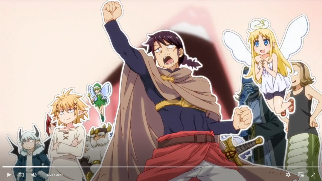 the image features a group of anime characters, with a young man in the foreground, holding his fist up in the air, as if he's proclaiming something. he's surrounded by several other anime characters, including a fairylike character, a young girl, and a man with a sword. the background is blurry, but it appears to be an outoffocus, bright scene with multiple colors. the overall style is whimsical and lighthearted, with a cartoonish quality. the characters are all posed in dynamic stances that suggest action and movement. the overall image creates a feeling of excitement and adventure, likely from a scene in an anime series.