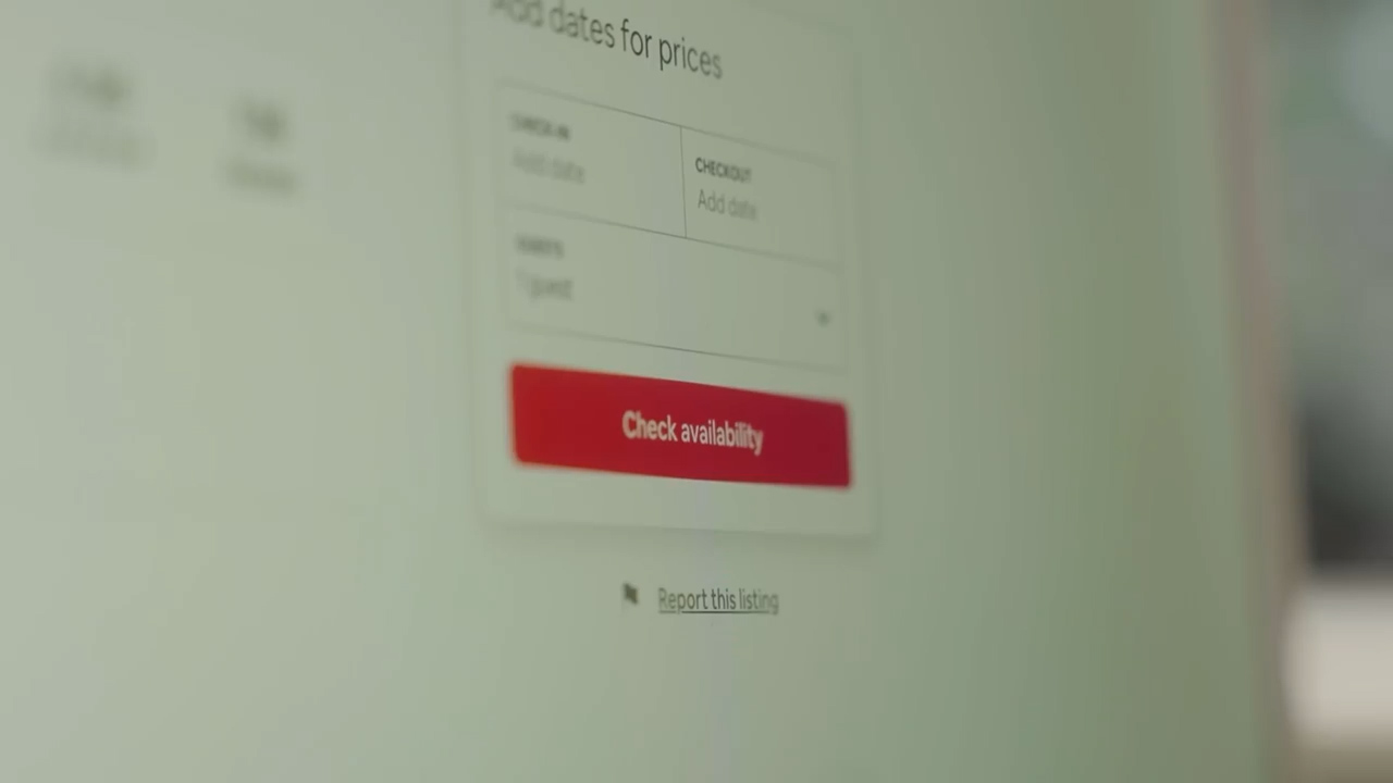 a closeup screenshot of a website or app for booking travel accommodations. the image focuses on the date selection section and a prominent red "check availability" button. the interface is clean and modern, suggesting a userfriendly online booking experience.