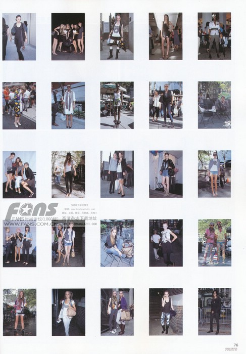 the image is a collage of 25 photographs featuring people's street style fashion. the photos are arranged in a grid format against a white background. each photo captures individuals or small groups posing or walking on city sidewalks. the overall aesthetic leans towards candid and documentarystyle photography, capturing everyday fashion in an urban environment. the color palette is predominantly neutral, with grays, blacks, and whites dominating the images.