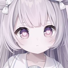 the image features a closeup illustration of an anime girl with large, expressive purple eyes, showcasing a soft and adorable art style. her eyes, filled with heartshaped pupils, convey a sense of love and affection. the girl's gentle smile and soft, flowing hair contribute to the overall cute and innocent aesthetic.