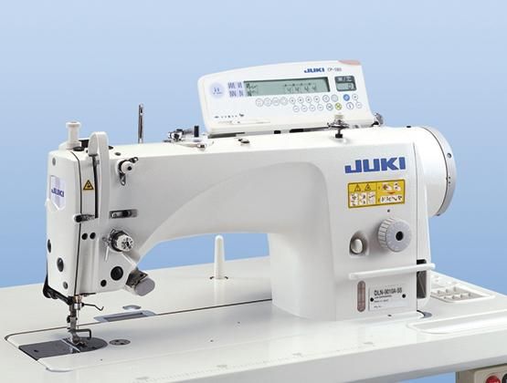 a juki industrial sewing machine is presented in the image, showcasing its advanced features and technology designed for fabric manufacturing.