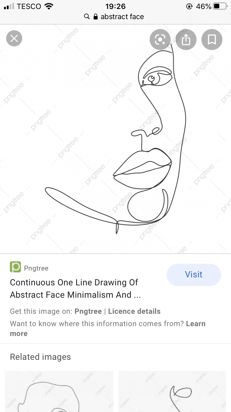 the image is a line drawing of a woman's face in a minimalist style. the drawing is done in one continuous line, without lifting the pen from the paper. the woman's face is turned slightly to the side, and her hair is pulled back. the drawing is simple and elegant, and it would be suitable for use in a variety of contexts.