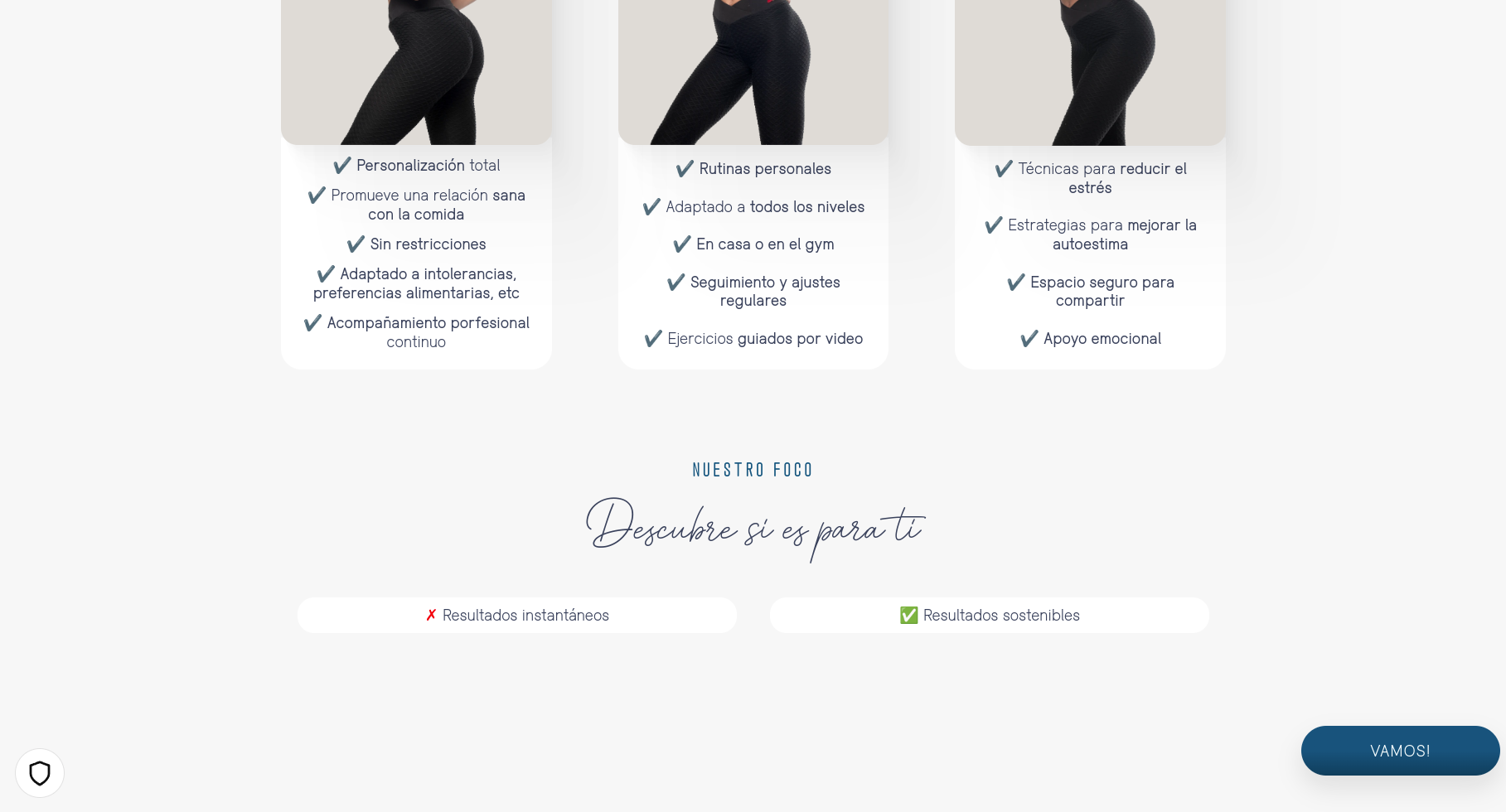 this is an advertisement for a fitness program that provides personalized routines, support, and results. the program is designed to help people achieve their fitness goals, reduce stress, and improve their selfesteem. it can be done at home or at the gym, and includes videoguided exercises. the program offers both instant and sustainable results.