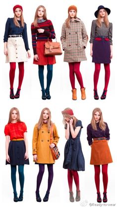 the image showcases eight fashion models, each sporting a different stylish outfit set against a pristine white backdrop. the ensembles exude a chic and trendy vibe, perfectly capturing the essence of fall or winter fashion. each model is meticulously styled, with their outfits thoughtfully curated to highlight various trends and color palettes. the studio lighting illuminates the scene flawlessly, accentuating the details and textures of the clothing while providing a clean and professional aesthetic. the eyelevel perspective enhances the relatability factor, allowing viewers to easily envision themselves donning these fashionable ensembles.