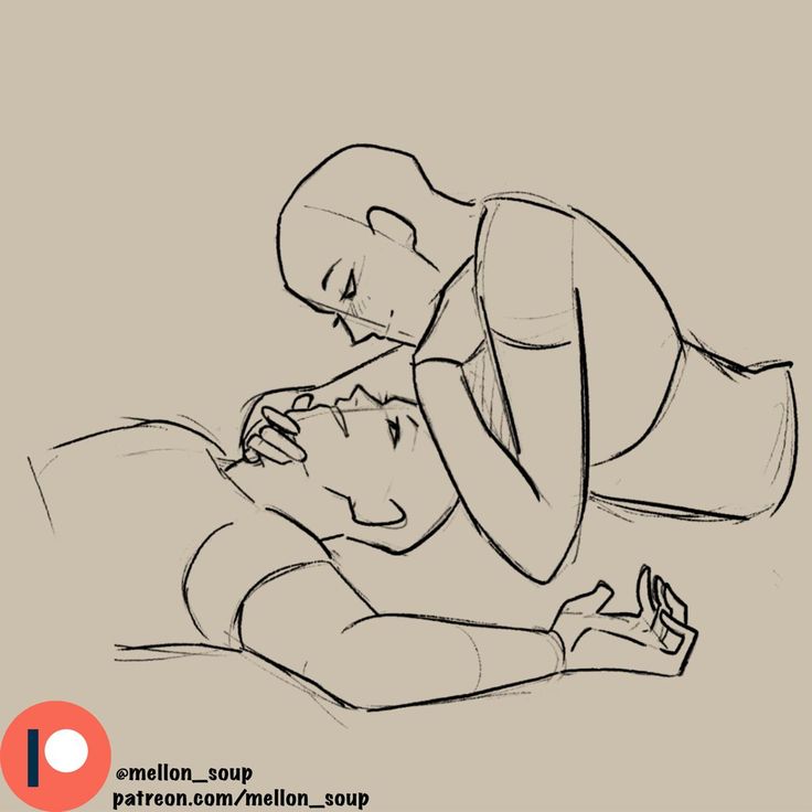 a black and white line art drawing of a couple