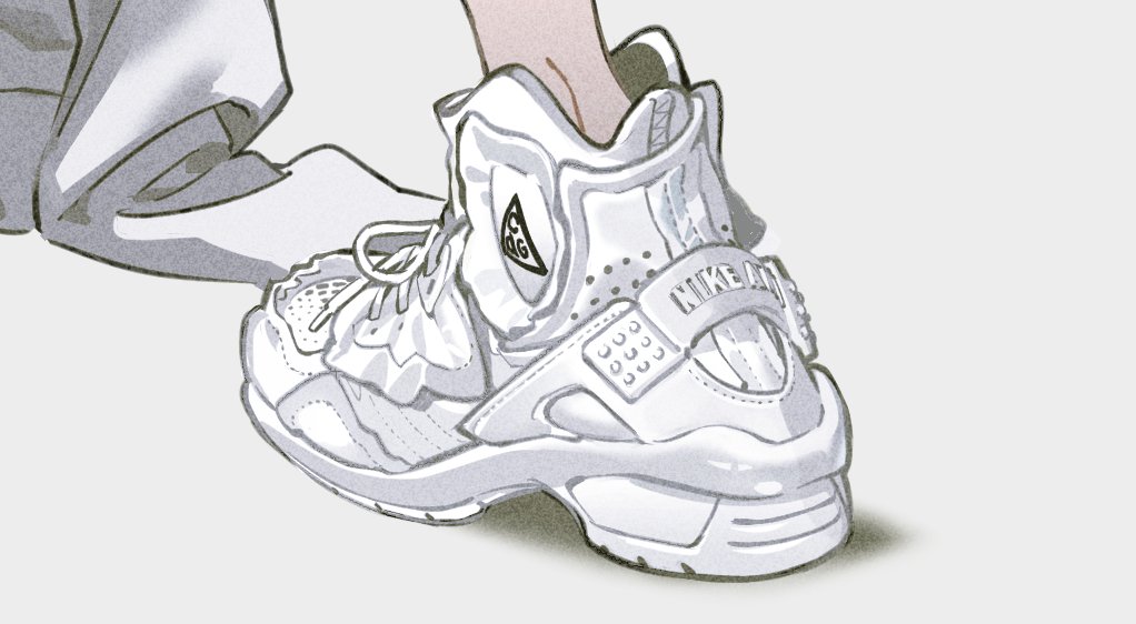 the image showcases a stylish white athletic shoe, likely a sneaker, from a rear perspective. the shoe is predominantly white, featuring intricate details like laces, perforations, and a prominent logo on the heel.  the background is a plain light grey, drawing focus to the shoe's design. the lighting is soft, creating subtle shadows that accentuate the shoe's shape and texture.
