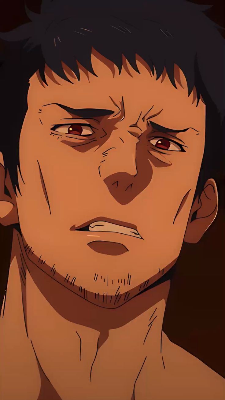 a closeup illustration of a man's face. he appears to be worried or concerned, with furrowed brows and a slightly open mouth. the lighting is dramatic, with warm tones highlighting his features and casting shadows across his face.