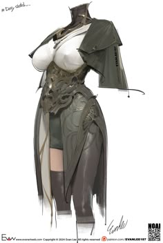 this is a drawing of a fantasy warrior, a female character, depicted in a 2d digital art style, she is standing and wearing a cloak and armor, she is a digital illustration designed for a fantasy game or story.