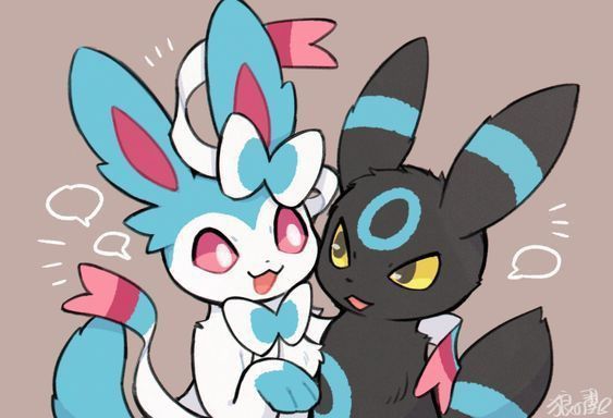 this illustration features two pokémon, gardevoir and gallade. they are drawn in an animestyle cartoon art style with a cute and whimsical aesthetic. gardevoir, the female pokémon, is depicted with a pink and blue color scheme and a gentle expression. gallade, the male pokémon, is drawn with a black and blue color scheme and a slightly mischievous look. the pokémon appear to be enjoying each other's company and their playful interactions. the illustration is likely directed towards fans of the pokémon franchise who appreciate cute and heartwarming portrayals of their favorite characters.