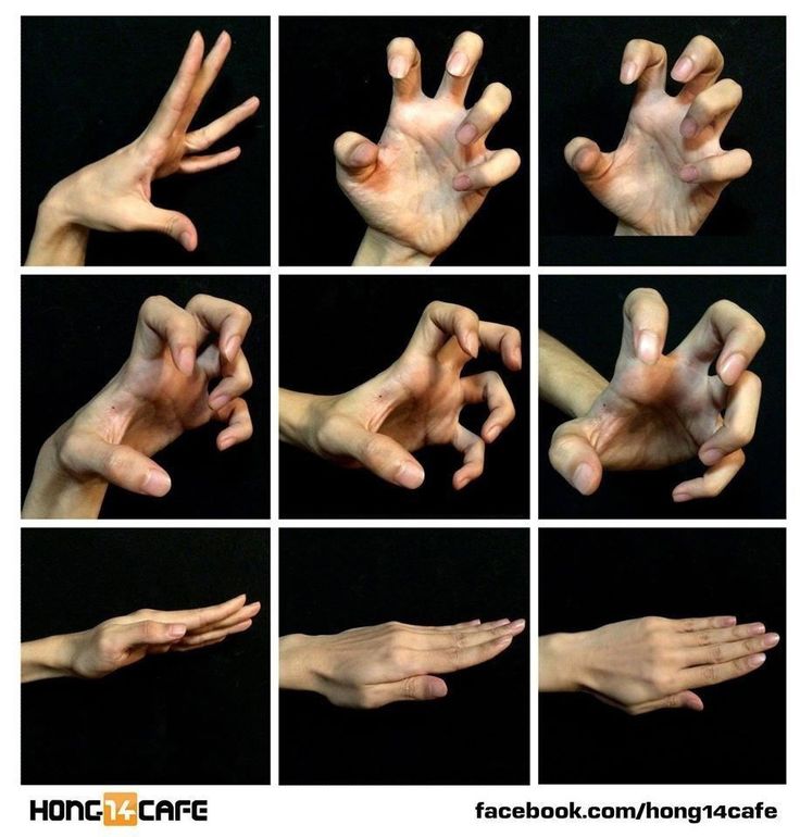 a collage of nine different hand poses, each with a different gesture,  all against a black background. the hands are beautifully drawn and demonstrate a wide range of movements and expressions. the collage is perfect for artists, animators, and anyone interested in learning about hand anatomy.
