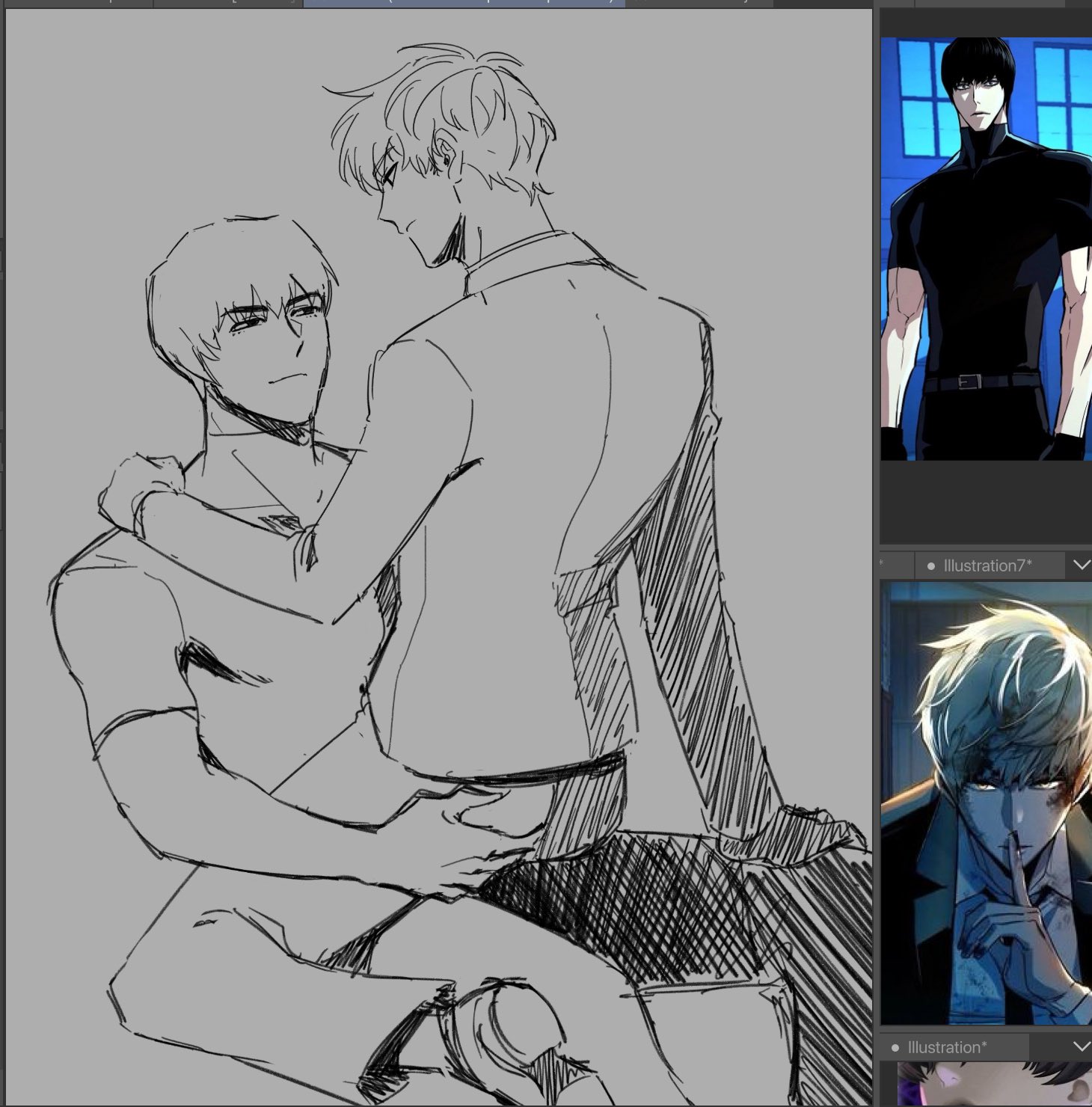 this is a black and white illustration