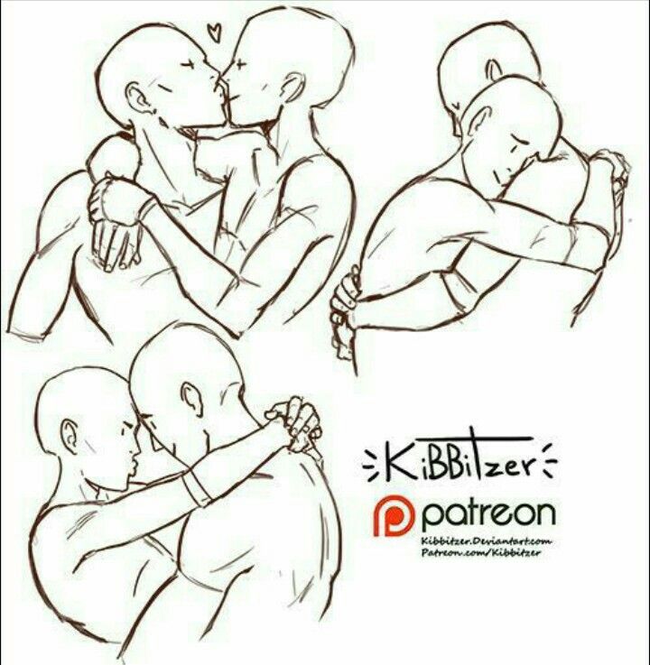 this is a drawing of three different couples hugging and embracing. it's in a sketchy style with the outline of the