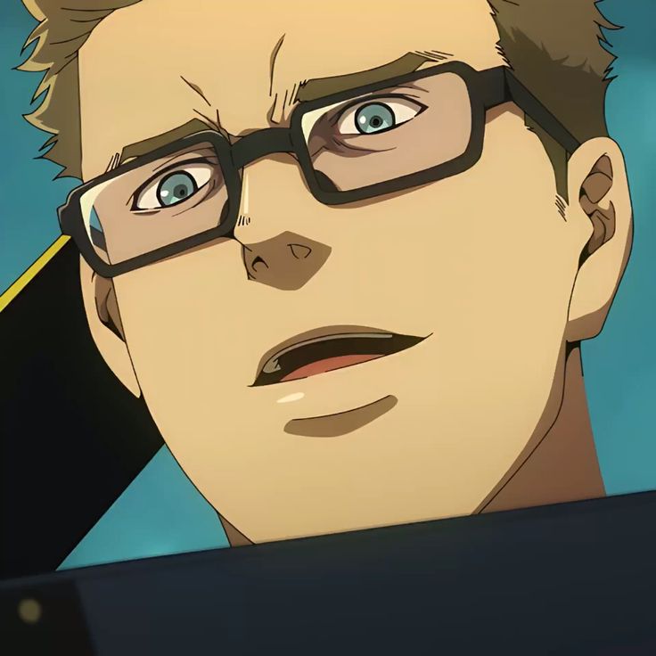 a closeup image of a man with blonde hair and glasses. the man is on his phone. his eyes are wide and his mouth is slightly open, giving the impression that he is surprised, shocked, or concerned about something. the image is in color.