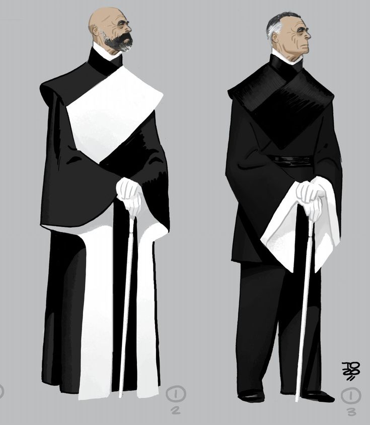 this image is a cartoon illustration of two older men in formal attire, each with a cane in hand. the man on the left is wearing a black suit with white sleeves, a white collar and a white sash that goes diagonally across his chest, and a thick beard. he is standing with his arms crossed over his chest. the man on the right is wearing a black suit with white sleeves, a white collar and a white sash that goes diagonally across his chest. he is standing with his arms crossed over his chest. both men are standing on a grey background. the image is drawn in a simple style with bold lines and flat colors.