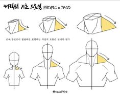 the image is an instructional diagram on how to draw the trapezius muscle of the human body. it shows the muscle from different angles and perspectives, and how it connects to the neck, shoulders, and back. the diagram also includes simplified shapes to help artists visualize the muscle's form. the text is in korean.