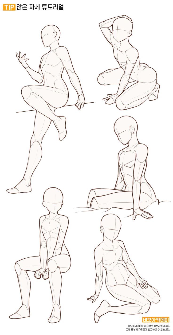 the image showcases five different female figures in various poses, drawn as simple outlines with no detailing. these poses are likely intended as references for artists to use when drawing their own characters. the poses are varied, showcasing different ways the body can be positioned and the limbs can be arranged. the simplicity of the drawings allows for easy adaptation to different styles and designs. the image is labeled with the word "tip," indicating it's meant to be a helpful guide for aspiring artists.