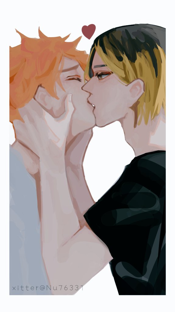 this anime illustration shows two male characters, one