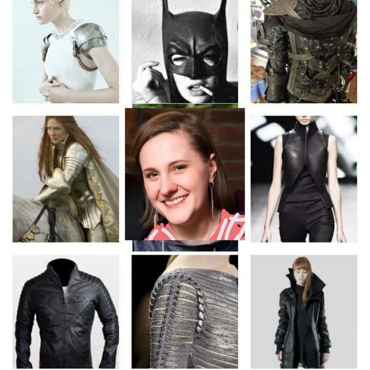 a collage of different fashion images, mostly women wearing different futuristic clothing, mostly leather.  it shows the different styles of fashion that are popular in the world.