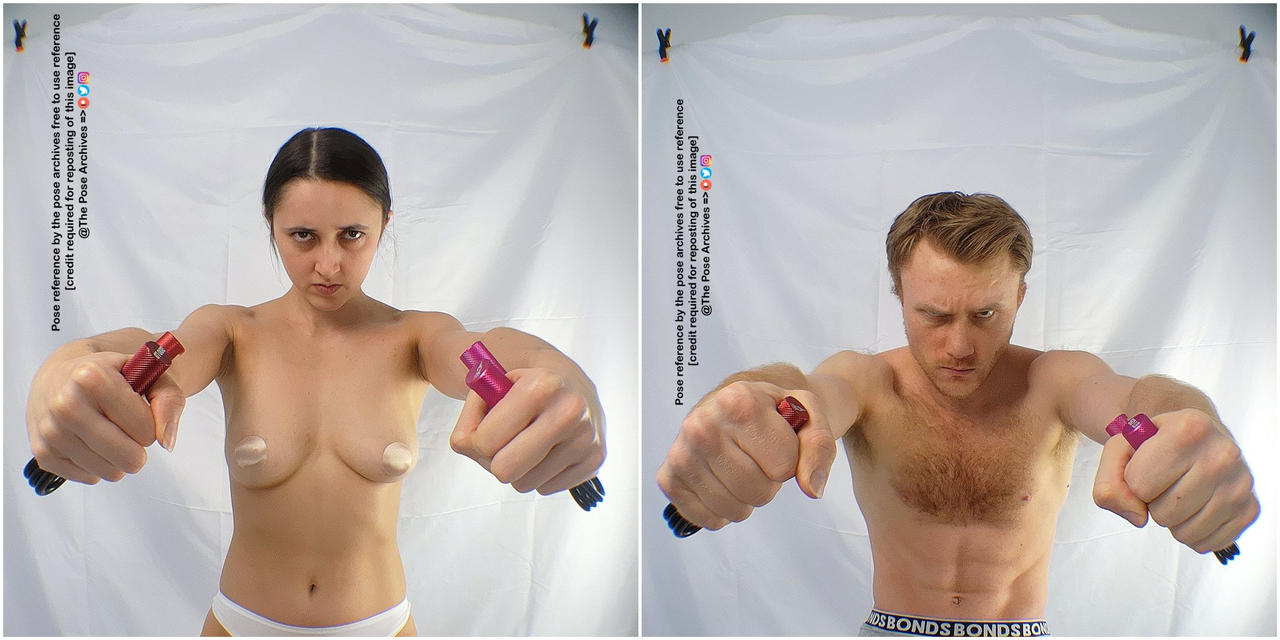 a woman and a man are standing