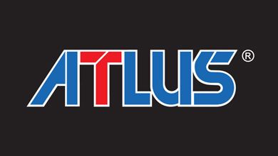 the image features the atlus logo, which is a stylized wordmark of the company name in red, blue, and white letters against a black background. the letters are bold and geometric, with sharp edges and a distinct, modern aesthetic. the logo is a wellknown symbol of the atlus company, which is renowned for its video game development and publishing. the logo's design reflects the company's focus on creating innovative and engaging gaming experiences.