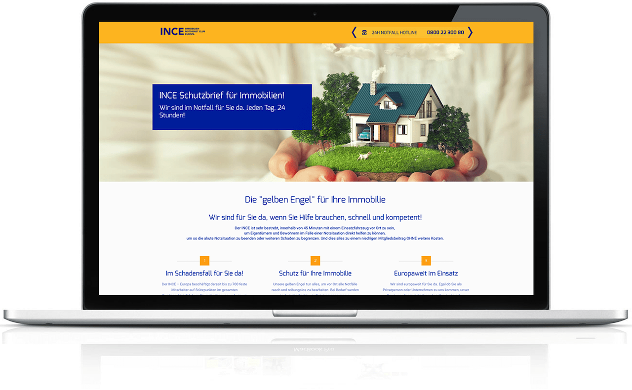 Webdesign: Microsite Kampagne immobilienscout.de