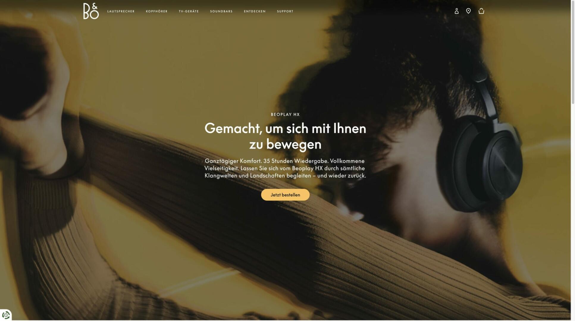 Produkt Landingpage