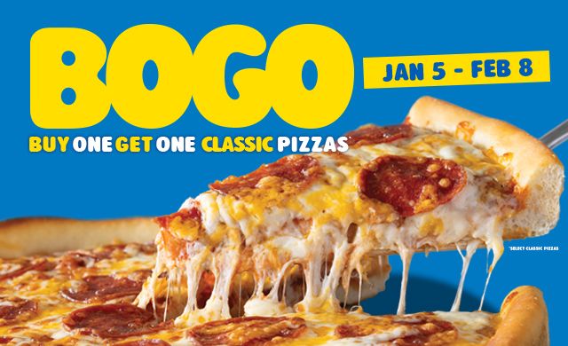 BOGO Classic Pizzas