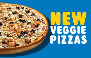 New Veggie Pizzas