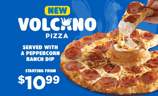 New Volcano Pizzas