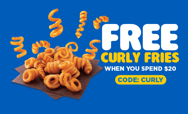 FREE CURLY FRIES!