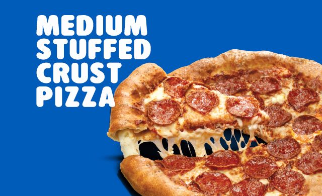 Medium Stuffed Crust Pizza