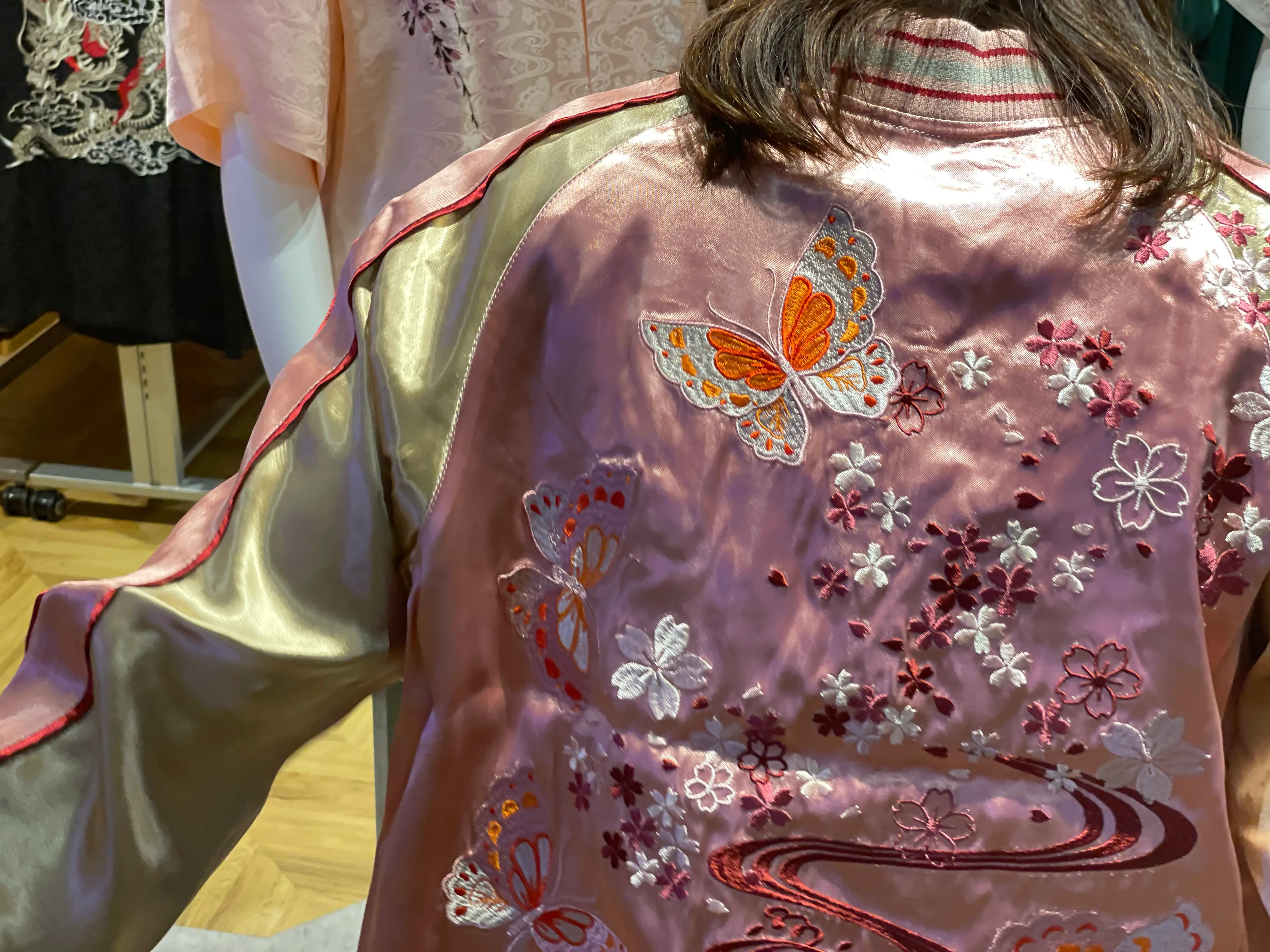 Sukajan Embroidery Souvenir Jacket Japanese Traditional 