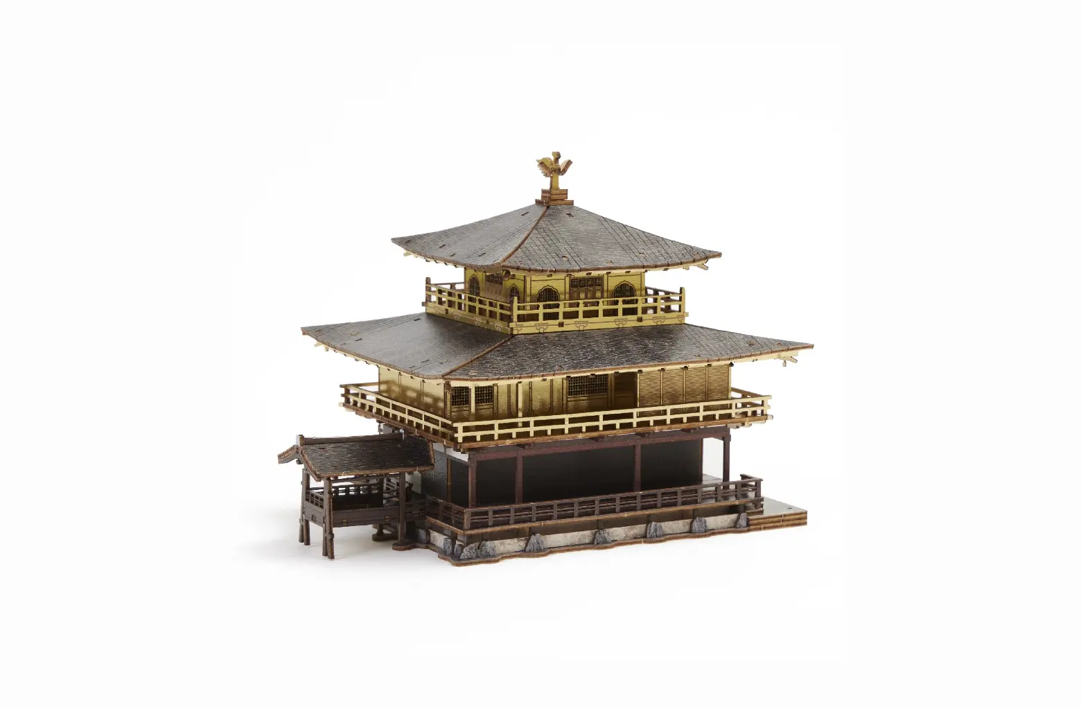 木製伝統的日本建築置物 木製3Dパズルで、日本の名所をつくってみよう | Fa-So-La AKIHABARA