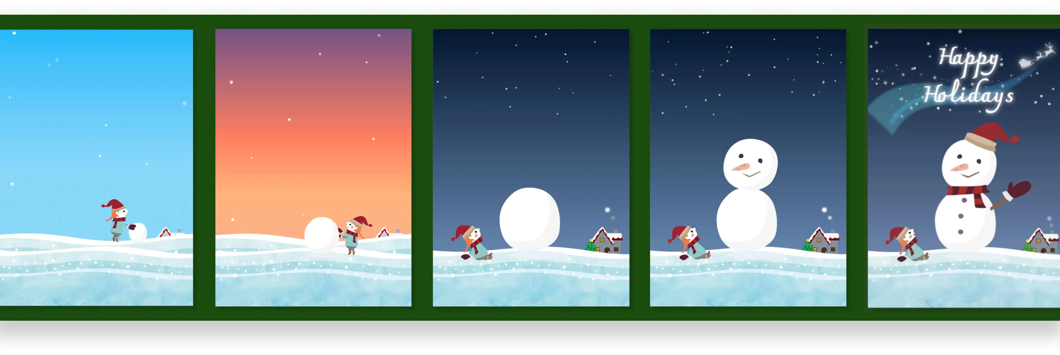 Shibajuku Christmas Market 2022 / クリスマスカード画面キャプチャ