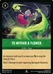 To Wither a Flower #101
