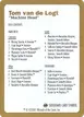 Tom van de Logt Decklist (2001) #tvdl0b