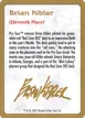 Brian Kibler Bio #bk0a
