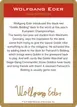 Wolfgang Eder Bio #we0a