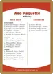 Aeo Paquette Decklist #ap0b