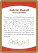 Gabriel Nassif Bio #gn0a
