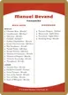 Manuel Bevand Decklist #mb0b