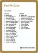 Paul McCabe Decklist #pm0b