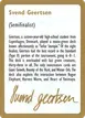 Svend Geertsen Bio #sg0a