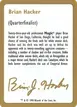 Brian Hacker Bio #bh0a
