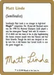 Matt Linde Bio #ml0a